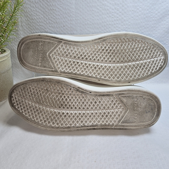 COLE HAAN GRANDPRO SPECTATOR SCALLOPED SLIP ON SNEAKER WOMENS SIZE 8 EUC - Picture 7 of 9